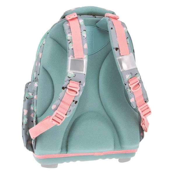 Ars Una: Cute Animals Tea Party mit Katzenmotiv, ergonomischer Schulranzen/Rucksack 33×43×22 cm Bild 3