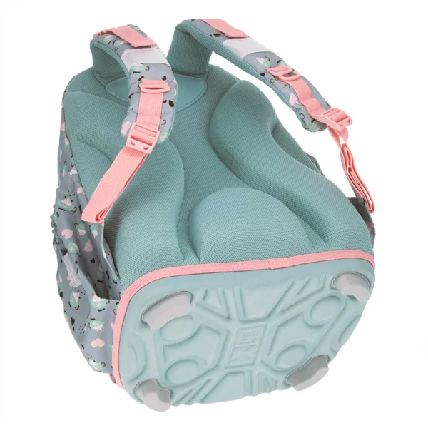 Ars Una: Cute Animals Tea Party mit Katzenmotiv, ergonomischer Schulranzen/Rucksack 33×43×22 cm Bild 4