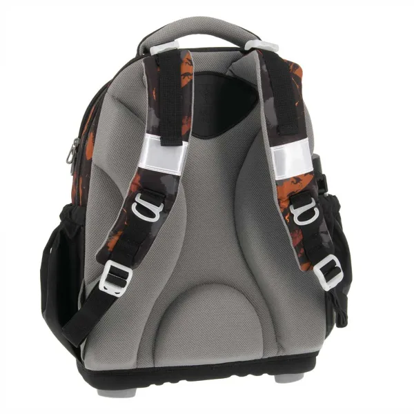 Ars Una: „Wild in the dark“ – anatomischer Schulranzen/Rucksack mit Löwenmotiv, 33×42×21 cm Bild 3