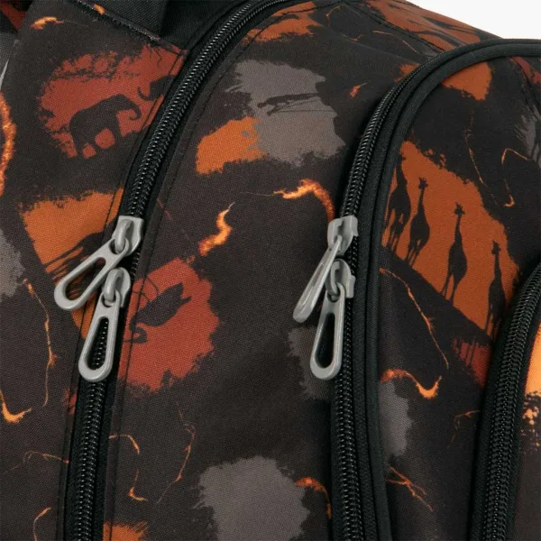Ars Una: „Wild in the dark“ – anatomischer Schulranzen/Rucksack mit Löwenmotiv, 33×42×21 cm Bild 5