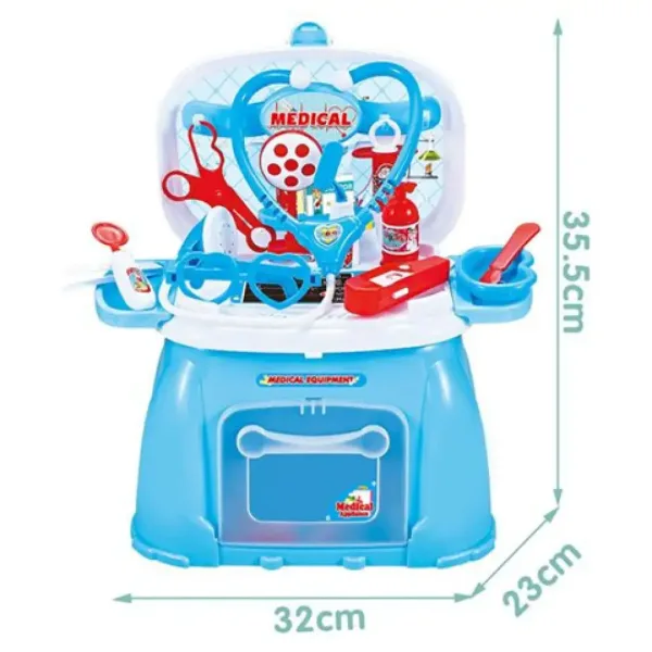 Arzt-Tisch-Set in tragbarem Sitz 32x23x35,5cm Bild 2