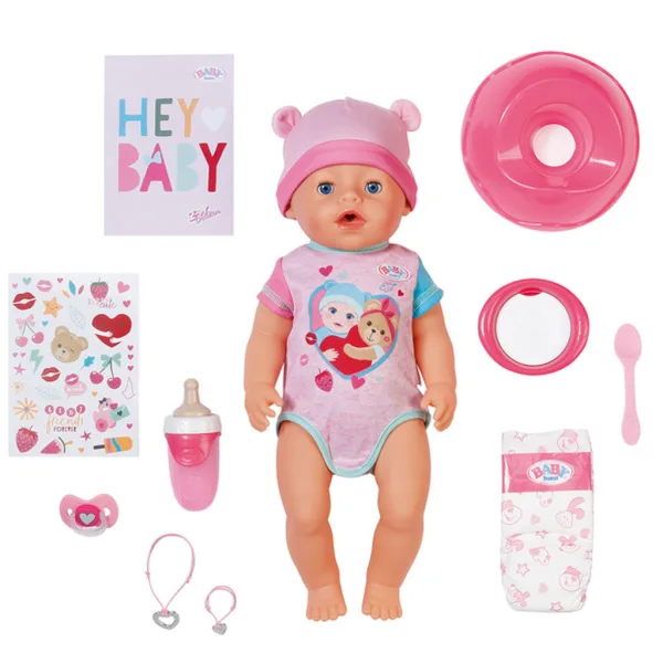 Baby Born: Emma interaktive Puppe Set mit Zubehör 43 cm - Zapf Creation Bild 4
