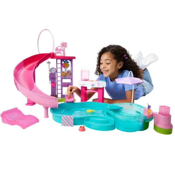Barbie: Dream Pool Poolparty Spielset - Mattel Bild 3