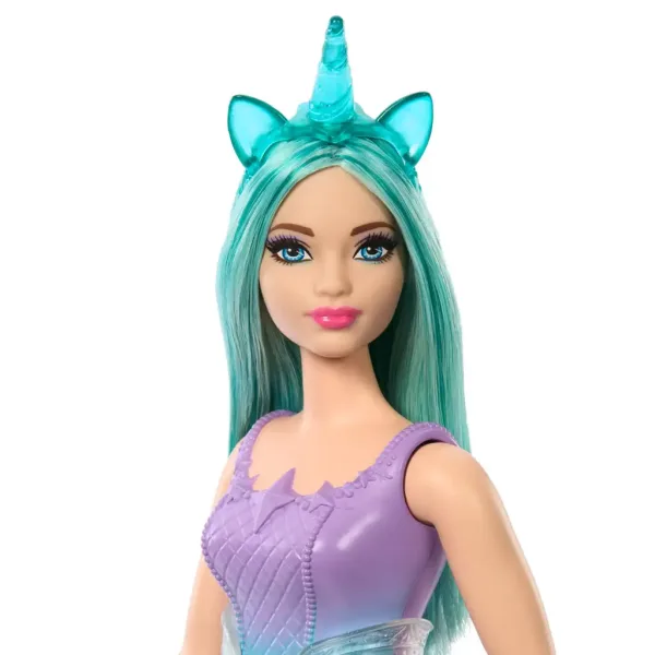 Barbie Dreamtopia: Einhornpuppe in blau-lila Kleid - Mattel Bild 3