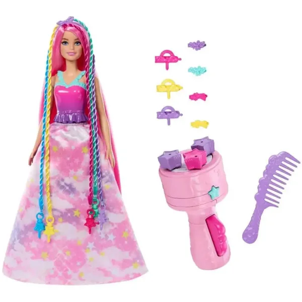 Barbie: Dreamtopia Haarzauber Puppe mit Zubehör - Mattel Bild 2
