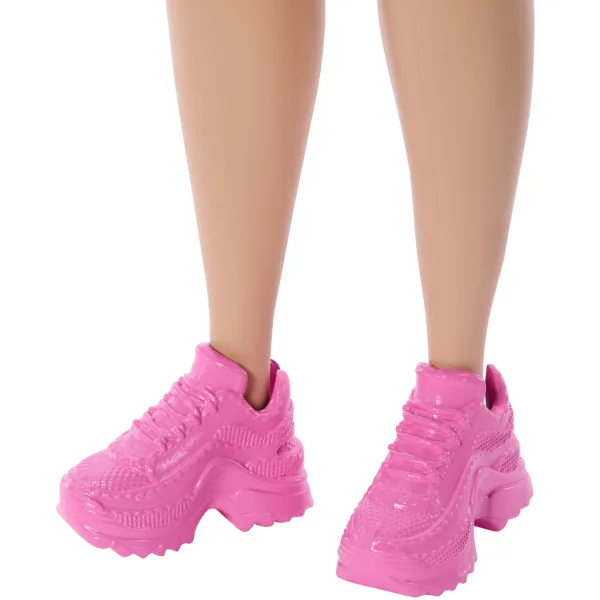 Barbie Fashionista Freundinnen stilvolle Modepuppe mit Sternenmusterkleid - Mattel Bild 4