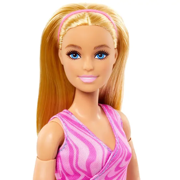Barbie: Flexibler Yoga-Puppe mit blonden Haaren - Mattel Bild 5