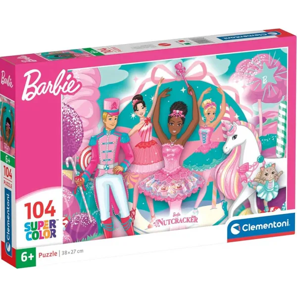 Barbie und der Nussknacker Super Color Puzzle 104 Teile - Clementoni Bild 1