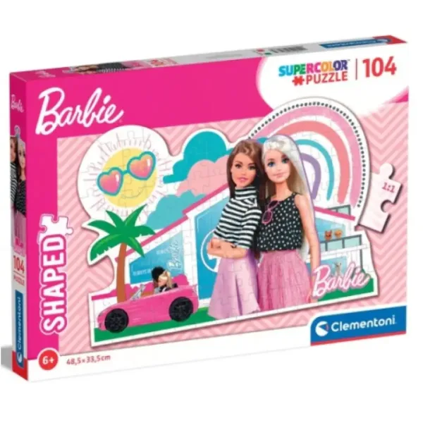 Barbies Ferienhaus Supercolor 104-teiliges Puzzle - Clementoni Bild 1