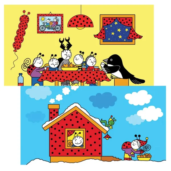 Bartos Erika: Bogyó und Babóca Lebkuchen Diafilm Bild 2
