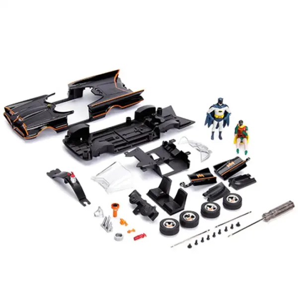 Batman: Animierte klassische TV-Batmobile zusammenbaubares Metallauto 1/24 - Simba Toys Bild 2