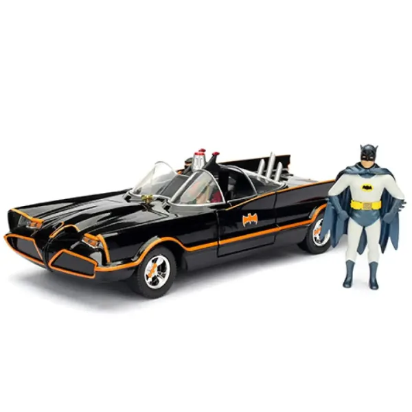 Batman: Animierte klassische TV-Batmobile zusammenbaubares Metallauto 1/24 - Simba Toys Bild 3