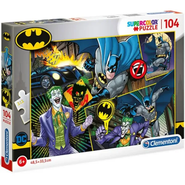 Batman Supercolor Puzzle 104 Teile - Clementoni Bild 1