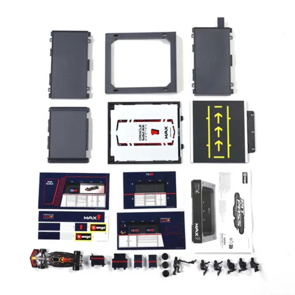 Bburago: F1 Rennwagen - Red Bull RB21 Pit / Max Verstappen 1/43 Bild 3