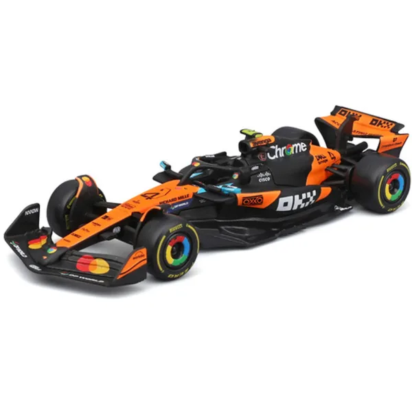 Bburago: McLaren MCL39 F1 (2025) Rennwagen Metallauto Modell 1/43 (Lando Norris #4) Bild 2