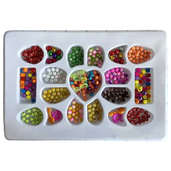 Beads Series: Schmuckherstellungsset mit Perlen und Schlüsseln, über 100 Perlen Bild 2
