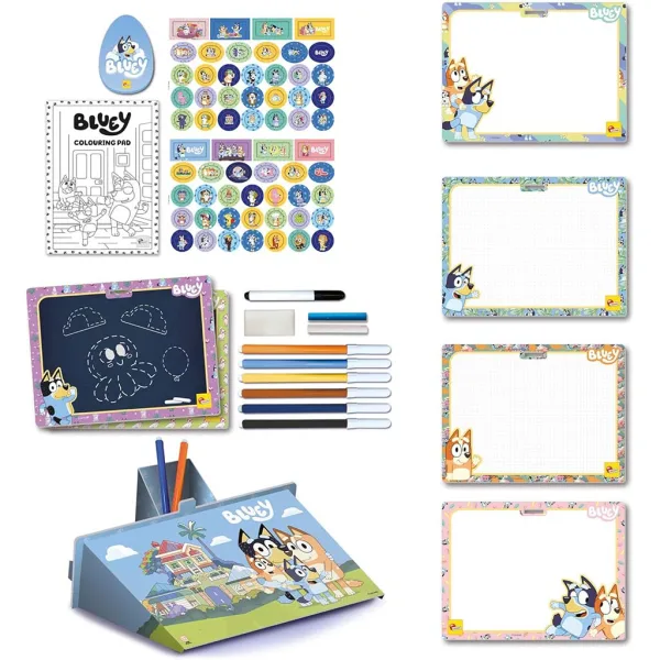 Bluey-Zeichenschule im Rucksack - Lisciani Bild 3