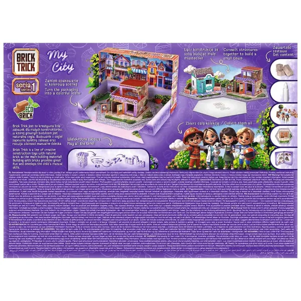 Brick Trick aus Ziegeln bauen: Mein Stadt Café 50-teiliges Spielzeug - Trefl Bild 3