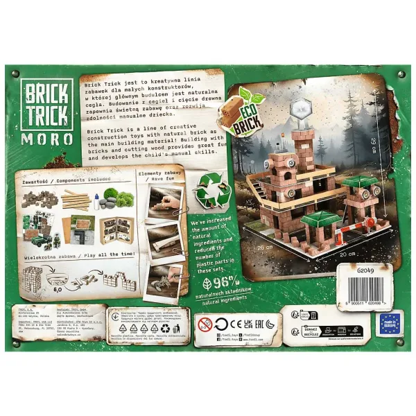 Brick Trick aus Ziegeln bauen: Militärbasis 340-teiliges Spielzeug - Trefl Bild 2