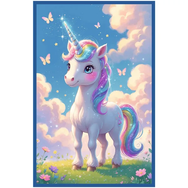 Bunte Märchenwelt – 3 x 50 Teile Puzzle mit Einhorn, Meerjungfrau und Drache – Trefl Bild 4