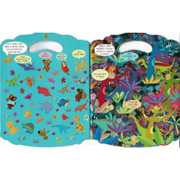 Buntes Beschäftigungsheft mit Dinosauriern Bild 2