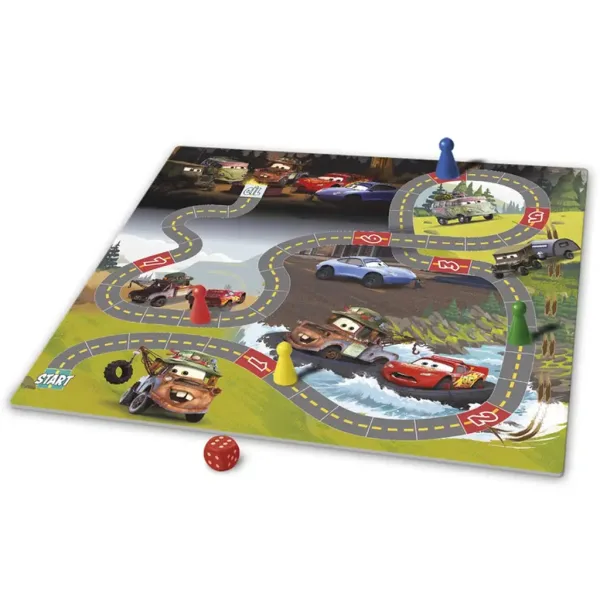 Cars 2-in-1 Gesellschaftsspiel Bild 2