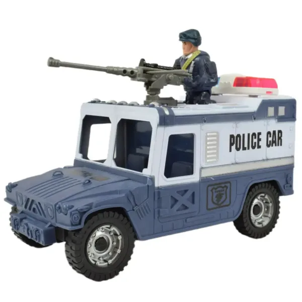City Police: Polizeispielset mit Fahrzeugen und Polizist Bild 6