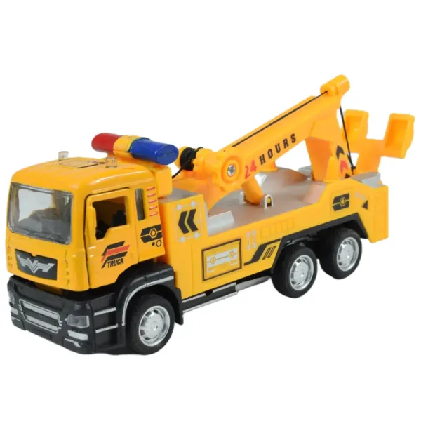 City Truck: Rückziehbarer Bau-Lkw in zwei Varianten 14cm Bild 5
