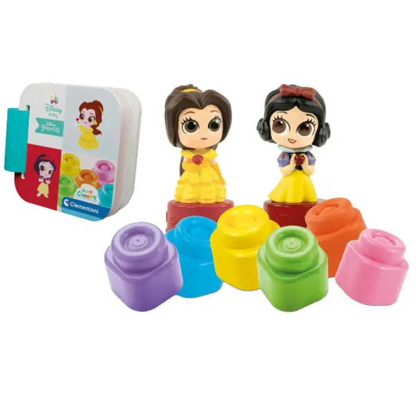 Clemmy: Disney Princess weiche Bausteine Entwicklungs-Spielzeug - Clementoni Bild 4