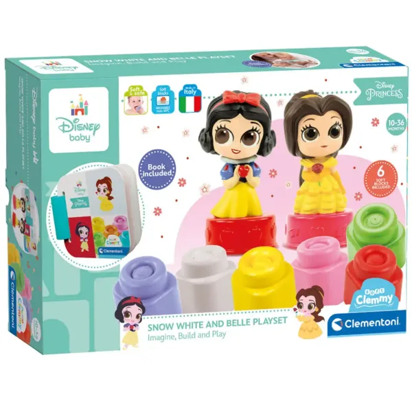 Clemmy: Disney Princess weiche Bausteine Entwicklungs-Spielzeug - Clementoni Bild 5