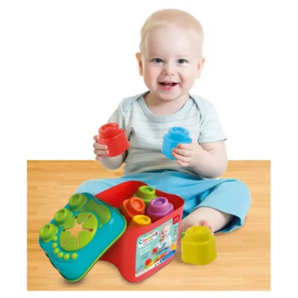 Clemmy Sensorik-Box mit weichen Bausteinen Lernspiel - Clementoni Bild 3