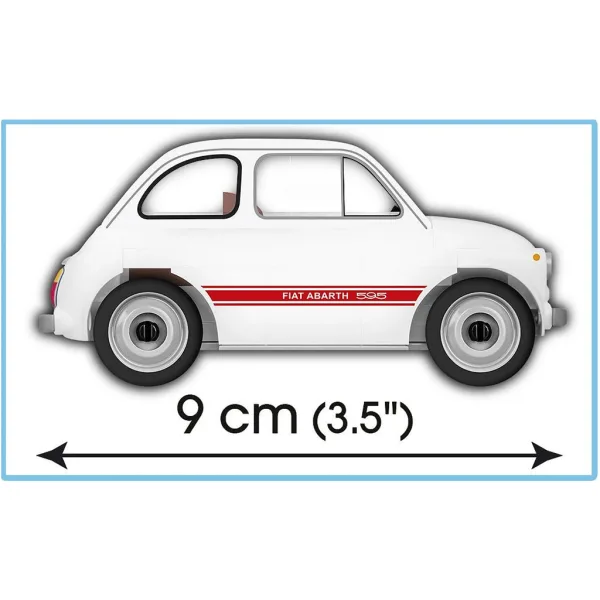 COBI: Fiat Abarth 595 Bausatz (24524) Bild 4
