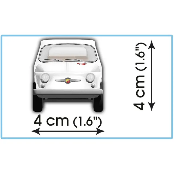 COBI: Fiat Abarth 595 Bausatz (24524) Bild 5