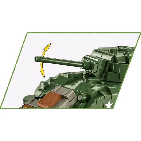 COBI: M4A1 Sherman Panzer Baukasten (3126) Bild 3