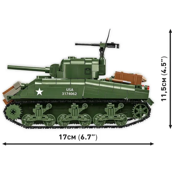 COBI: M4A1 Sherman Panzer Baukasten (3126) Bild 5