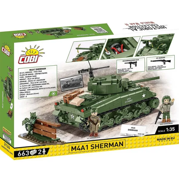 COBI: M4A1 Sherman Panzer Baukasten (3126) Bild 7