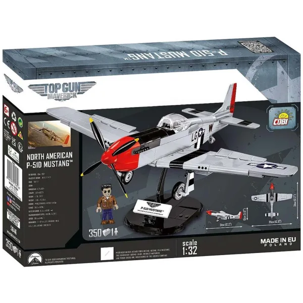 COBI: Mustang P-51D „TOP GUN: Maverick” Flugzeug-Bausatz (5846) Bild 5