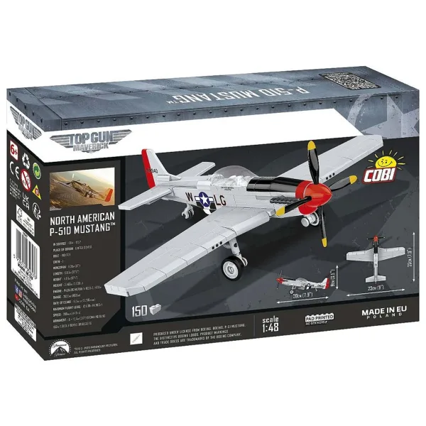COBI: Mustang P-51D „TOP GUN: Maverick” Flugzeug-Bauset (5847) Bild 4
