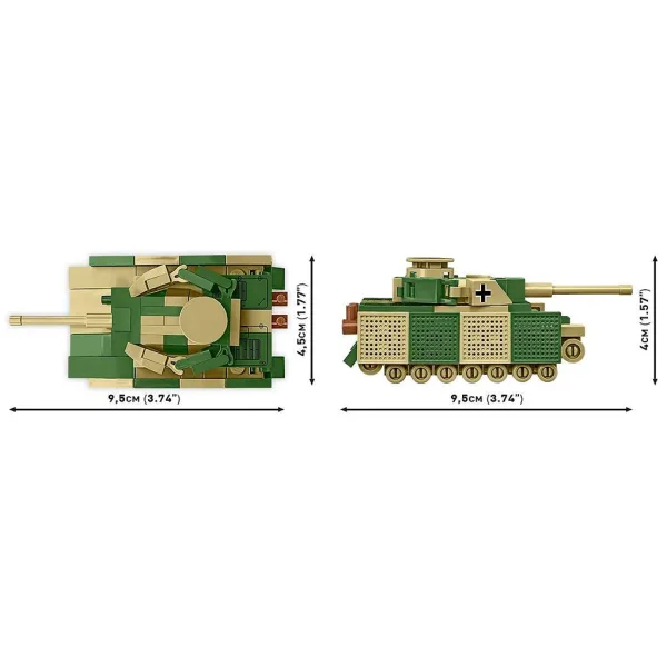 COBI: Panzer IV Ausf. J Panzer-Bauspielzeug (3097) Bild 4