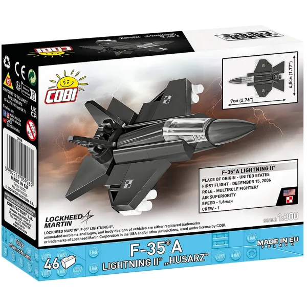 COBI: Streitkräfte F-35A Lightning II "Husarz" Baukasten (5926) Bild 4