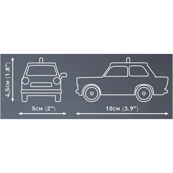 COBI: Trabant 601 Polizei Bausatz (24541) Bild 3