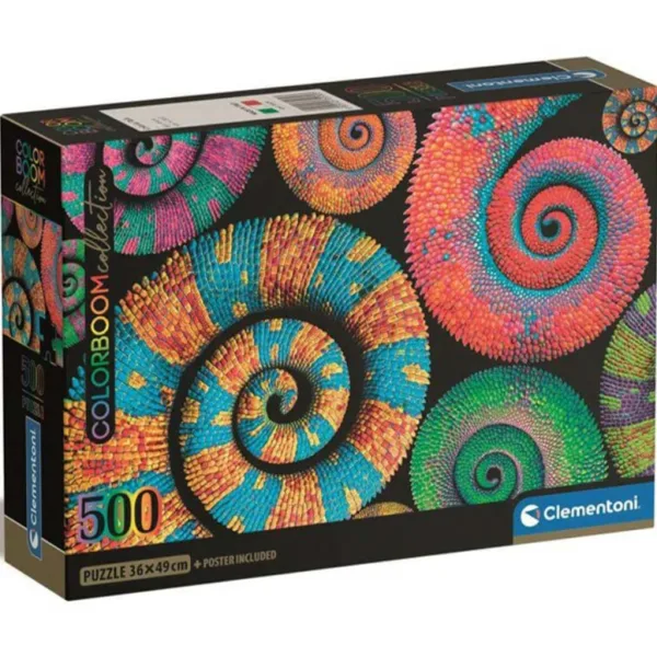Colorboom Collection: Bunte Chamäleons 500-teiliges Compact-Puzzle - Clementoni Bild 1