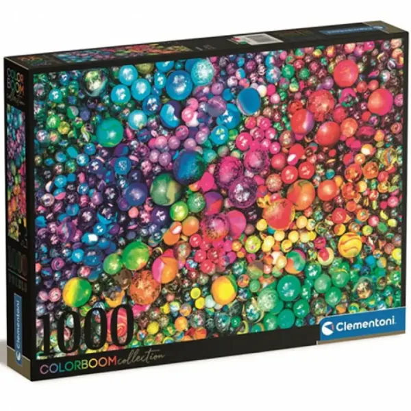Colorboom Kollektion: Murmeln Puzzle 1000 Teile - Clementoni Bild 1