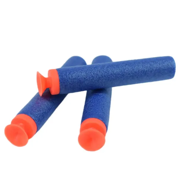 Cool Soft Bullet Gun: Kleine Schaumstoffpistole mit blauen Patronen, 14 cm Bild 7
