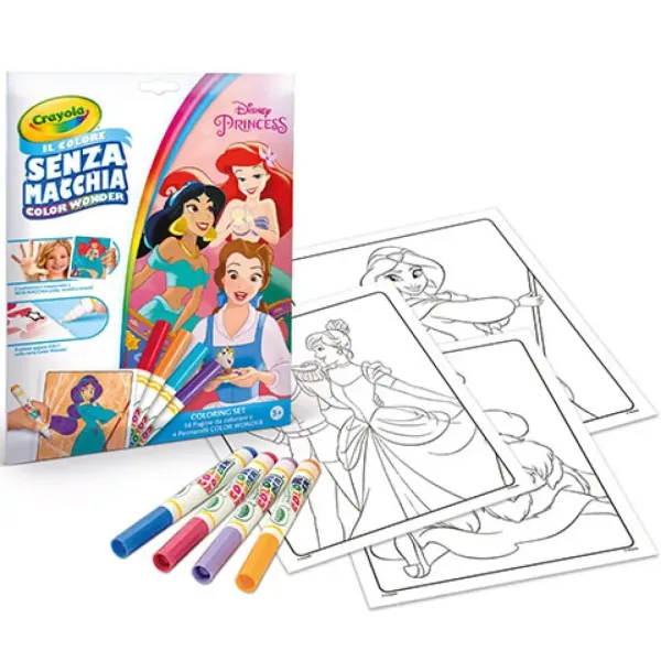Crayola: Color Wonder Disney Prinzessinnen schmutzfreies Malbuch Bild 2