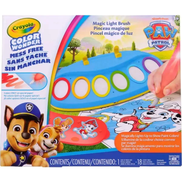 Crayola: Color Wonder Zauber Malset mit leuchtendem Pinsel - Paw Patrol Bild 2