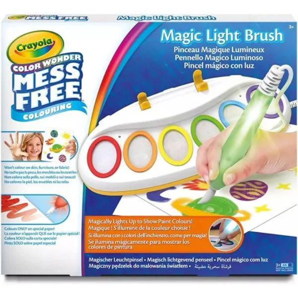 Crayola: Color Wonder Zauber Malset mit leuchtendem Pinsel Bild 1