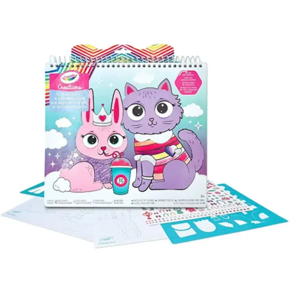Crayola Creations: Tierische Mode Sticker-Zeichenset Bild 2