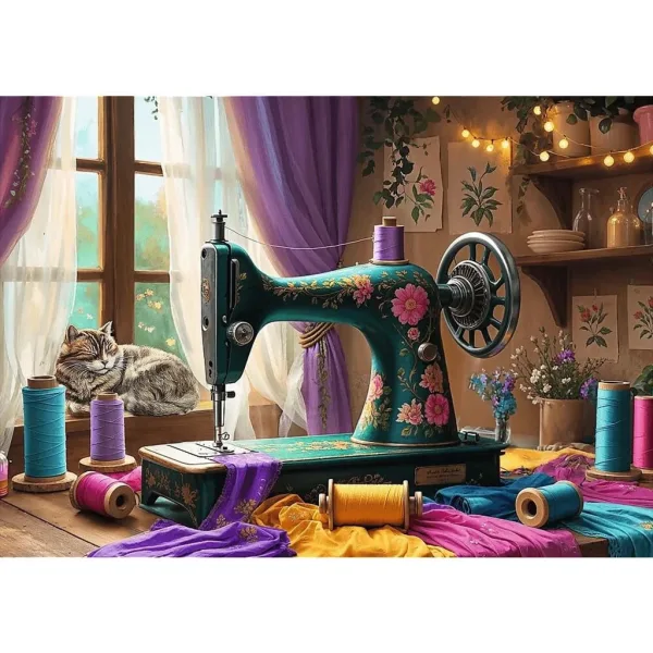 Das Nähzimmer 1000 Teile Puzzle - Trefl Bild 2