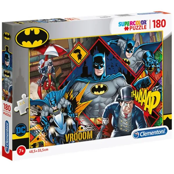 DC Comics Batman Supercolor Puzzle 180 Teile - Clementoni Bild 1